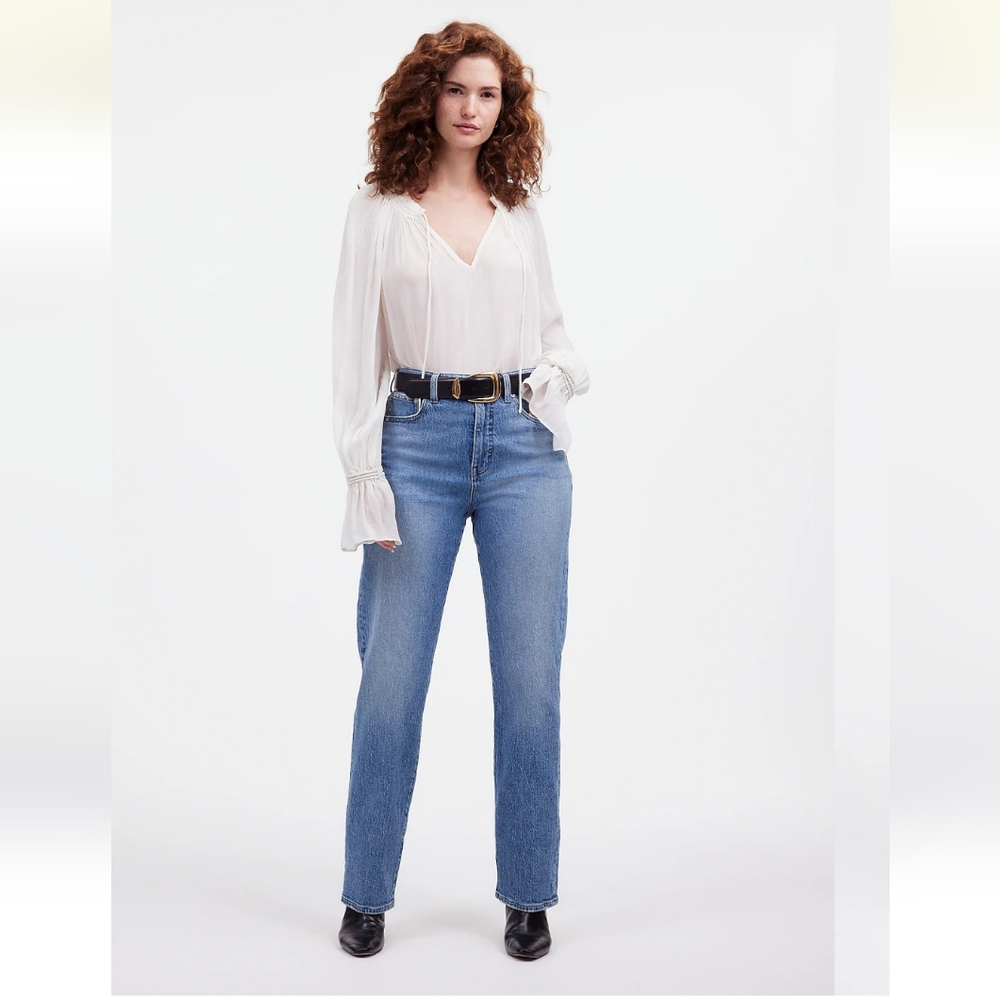 Madewell women's curvy straight leg 90s jeans size 29P